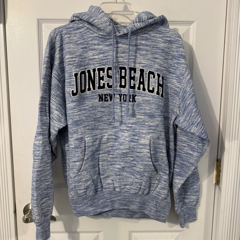 Jones Beach New York Heathered Blue Sweatshirt
